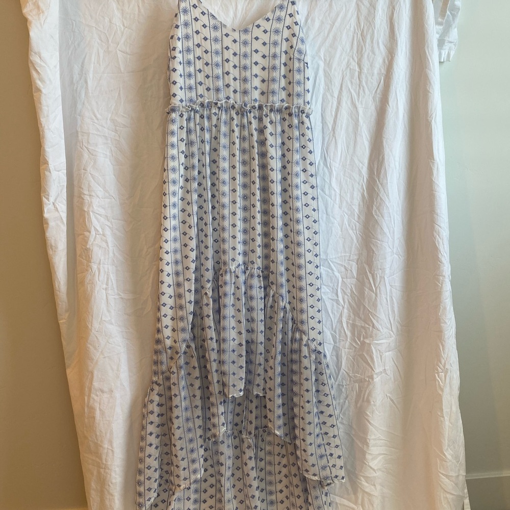 Francesca’s high-low dress.
